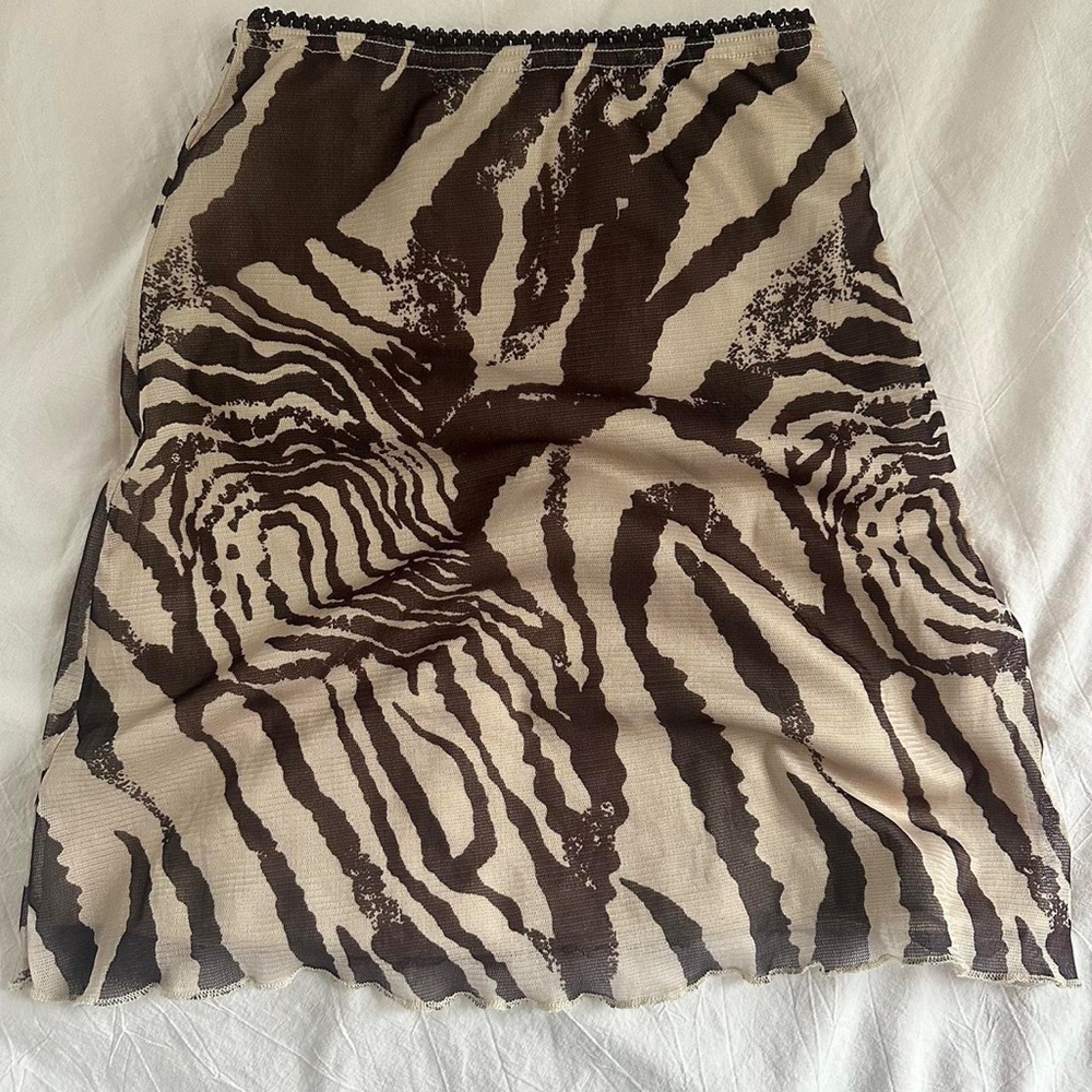 Princess Polly Zebra Print Pencil Skirt